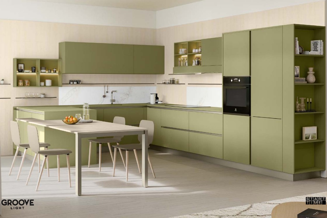 Cucina Start Time verde